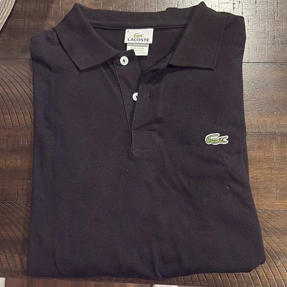 Lacoste Polo in Classic Black